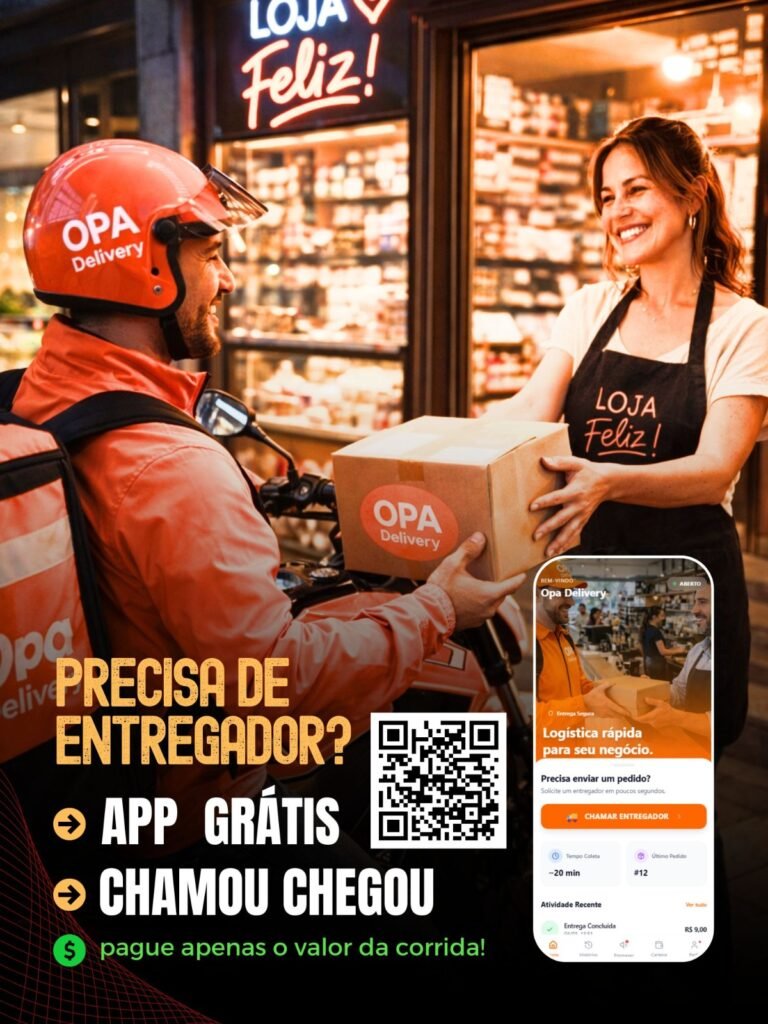 OPA DELIVERY convida entregadores 