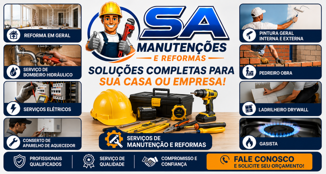 Manutenção e Reforma em São Francisco – SA Manutenções em Niteroi.