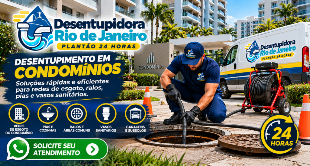 entupimento de esgoto em Niteroi